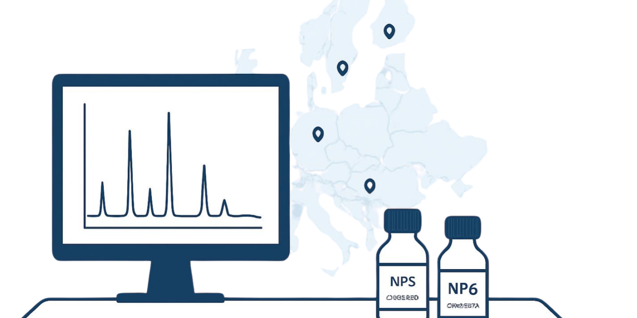 NPS nieuwe psychoactieve stoffen Europa laboratorium